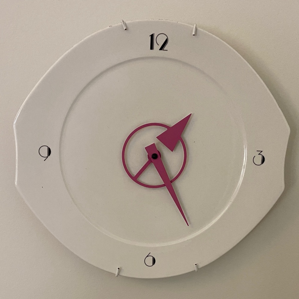 Villeroy & Boch  Luxembourg Alba Plate Clock design by Ludwig Scherer - Vintage